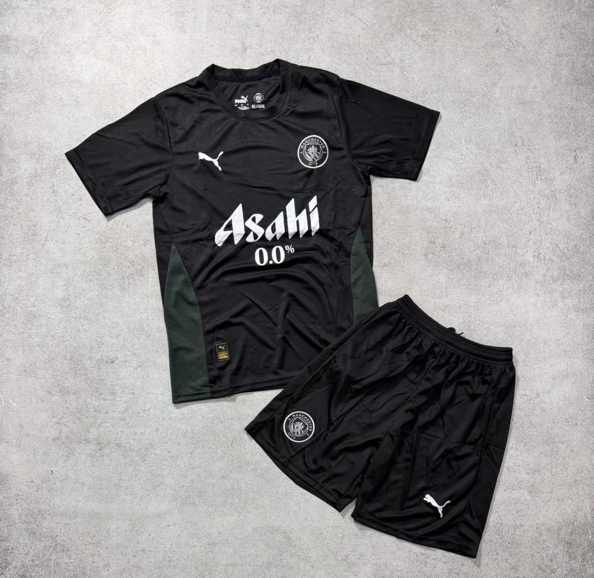 Conjunto Manchester City 2024/25 - Negro Asahi