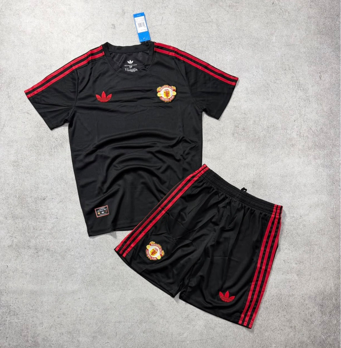 Conjunto Manchester United 2024/25 - Negro/Rojo